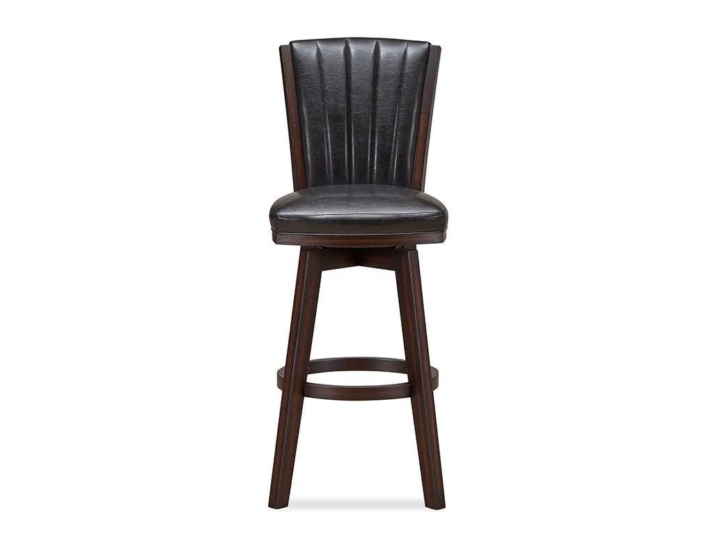 New Classic ASTIN 30 SWIVEL BARSTOOL - BLACK/CHERRY S392-BS-EBY