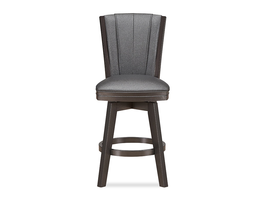 New Classic DIVA 24 SWIVEL COUNTER STOOL - GLITTER GRAY S393-CS-GRY