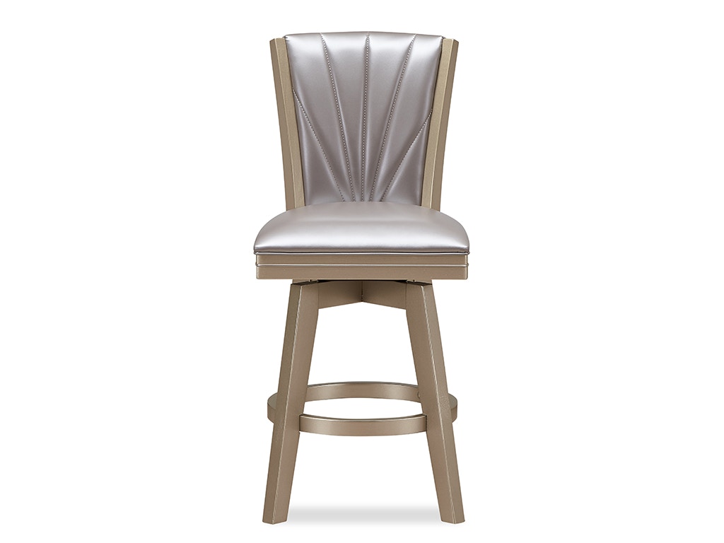 New Classic JAZZ 24 SWIVEL COUNTER STOOL - PEARL/GOLD S397-CS-GLD