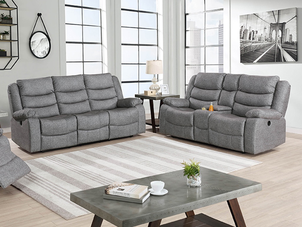New Classic Granada POWER SOFA and LOVE SET U1598PSLSet