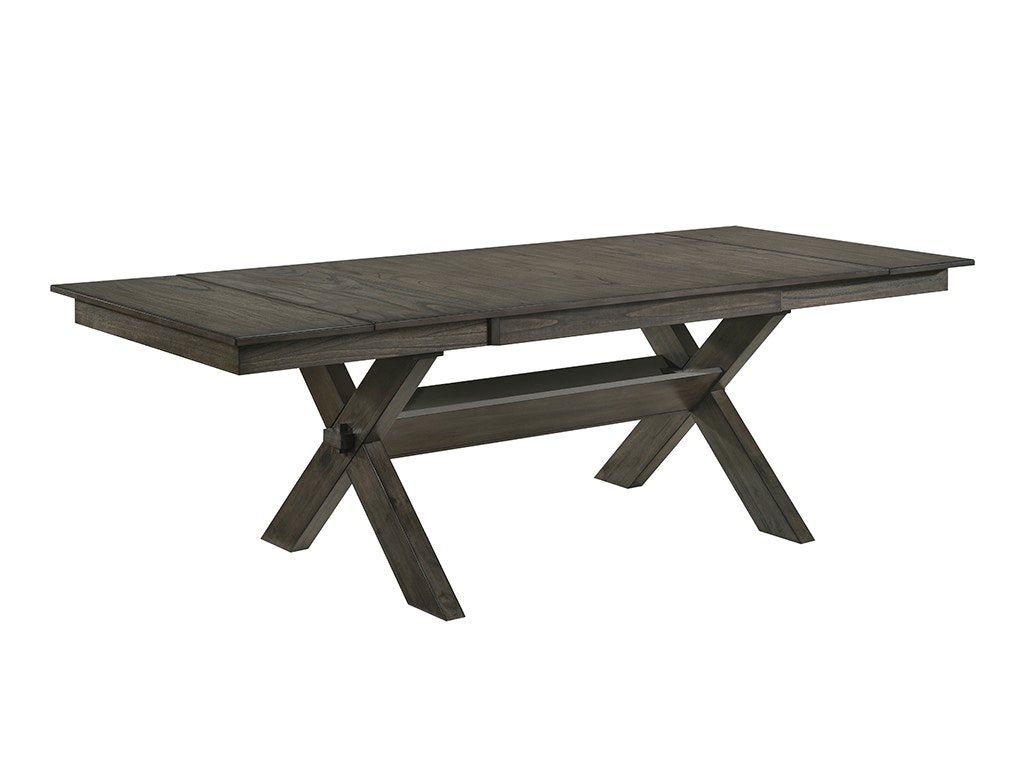 New Classic GULLIVER DINING TABLE - RUSTIC BROWN D1902T