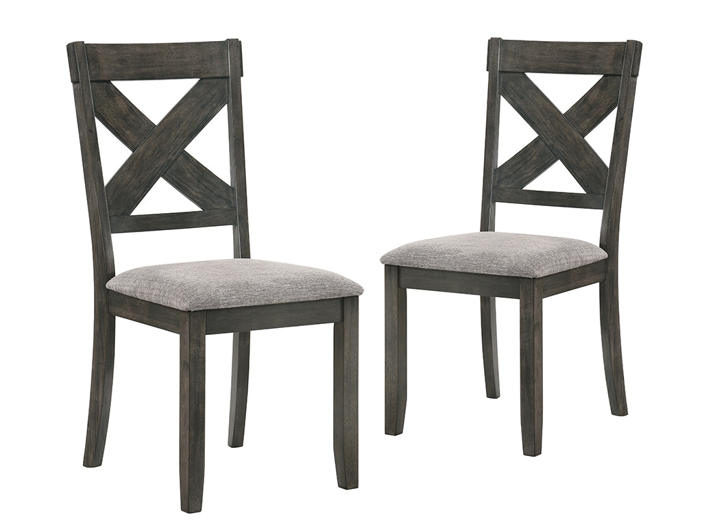 New Classic GULLIVER SIDE CHAIR - RUSTIC BROWN D1902-20