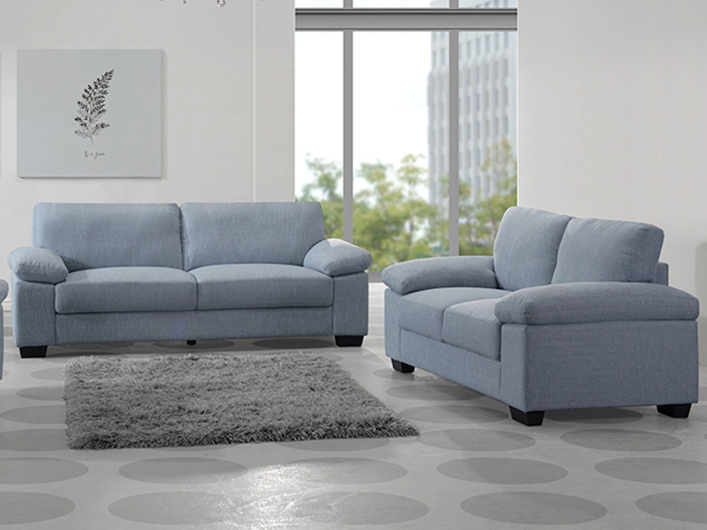 New Classic Harper Sofa and Loveseat U878Set