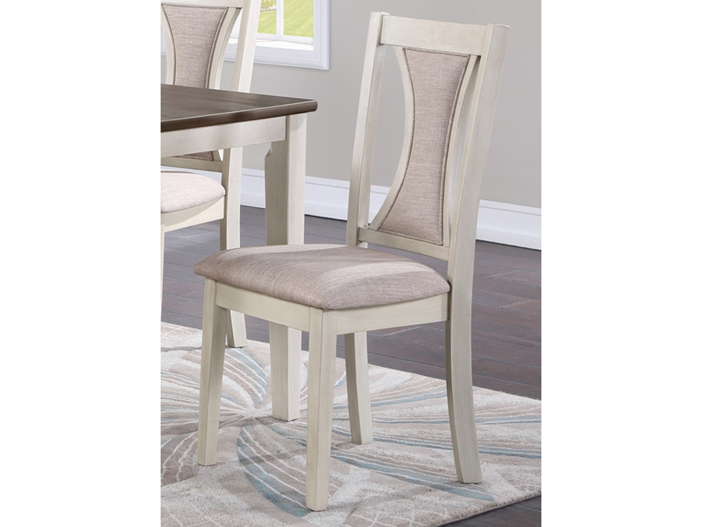 New Classic HUDSON DINING CHAIR CREME D3832C-20