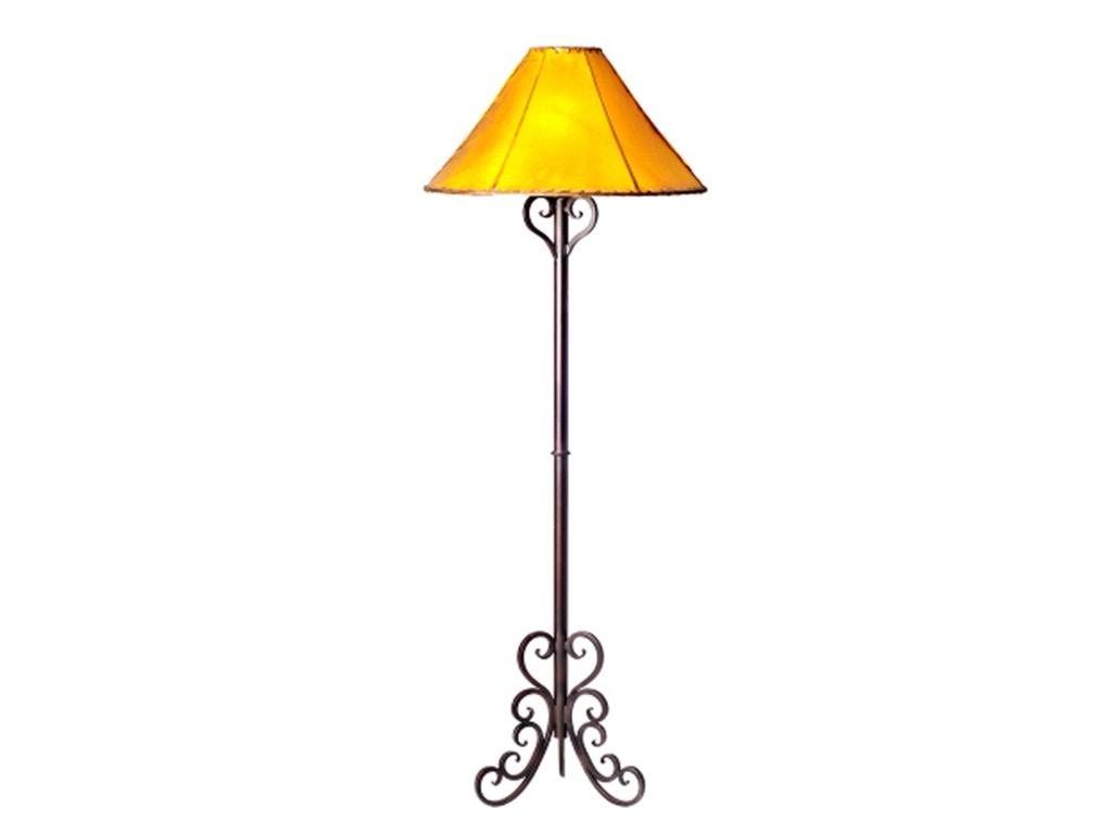 country wrought iron floor lamps