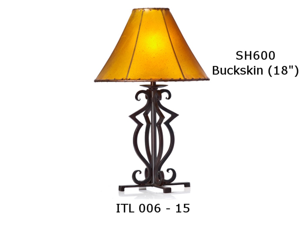 buckskin lamp shades