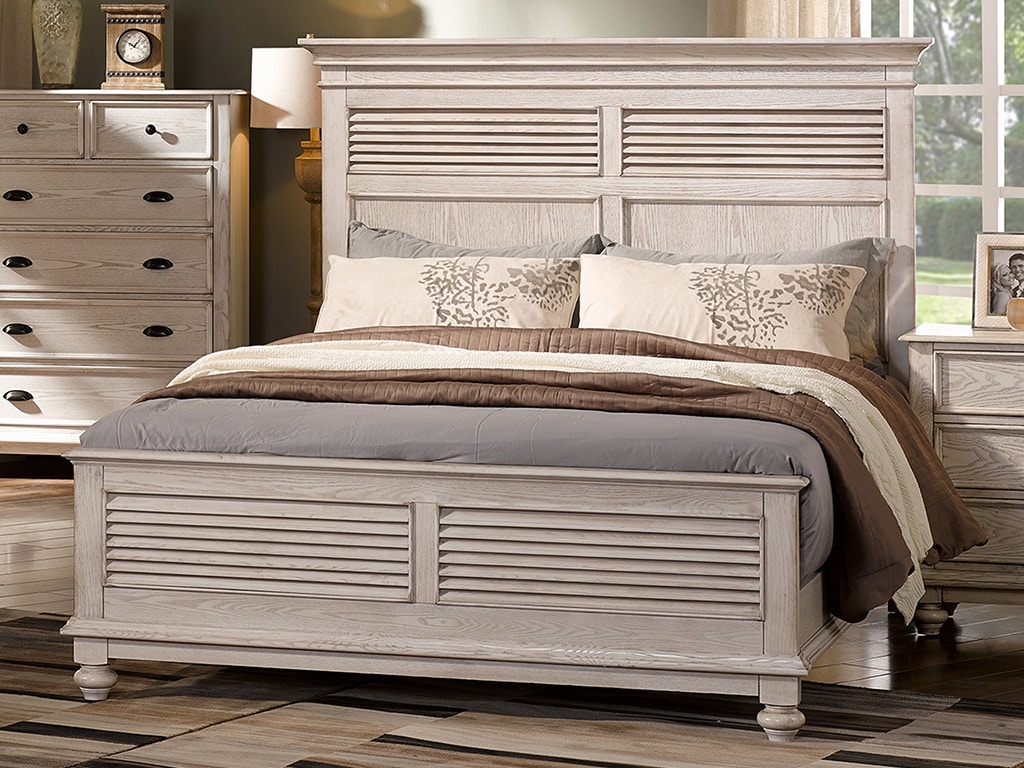 New Classic LAKEPORT California King Bed - Driftwood BJ220WCK
