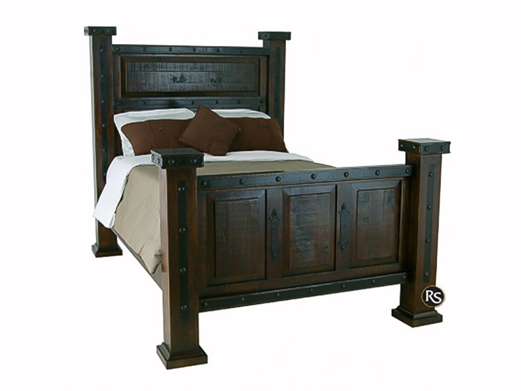 Rusticos Sierra HACIENDA KING SIZE BED LG CAM-01