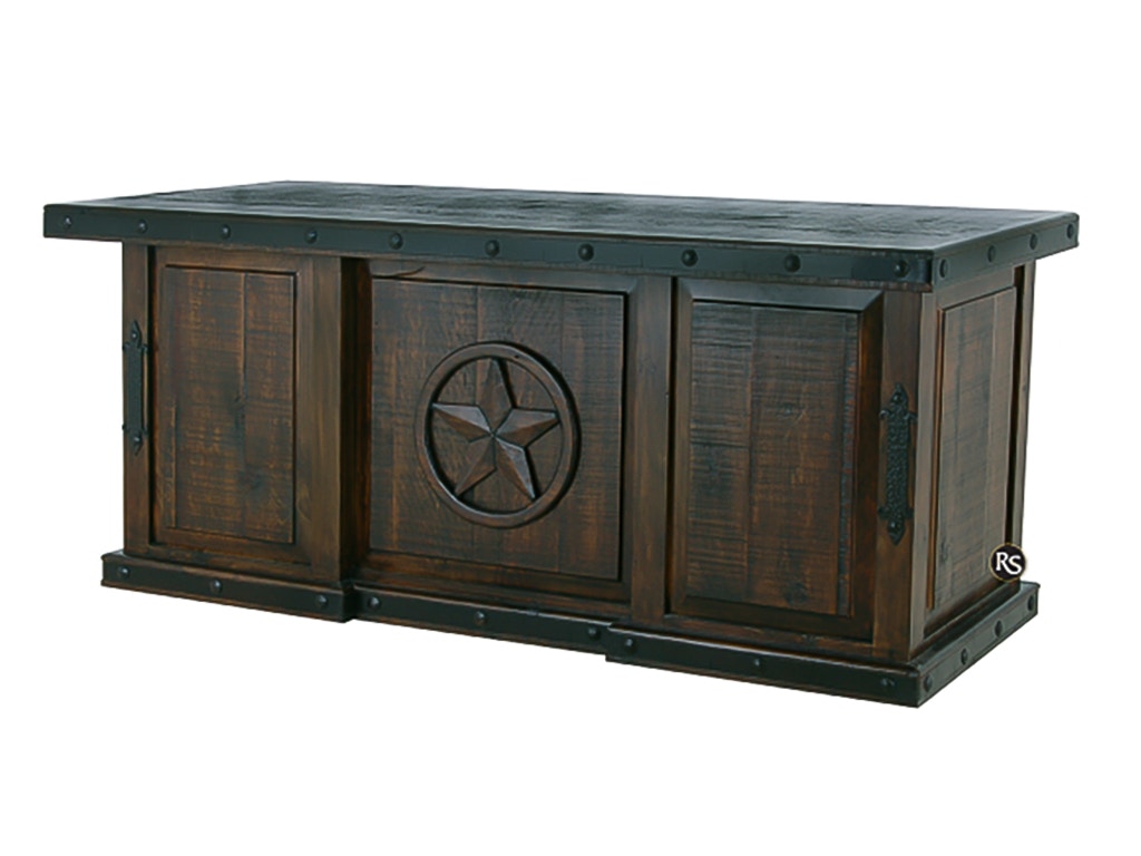 Rusticos Sierra TEXAS EXECUTIVE HACIENDA DESK LG ESC-06-1XC