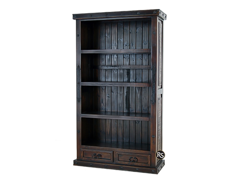 Rusticos Sierra HACIENDA BOOKCASE LG LIB-01