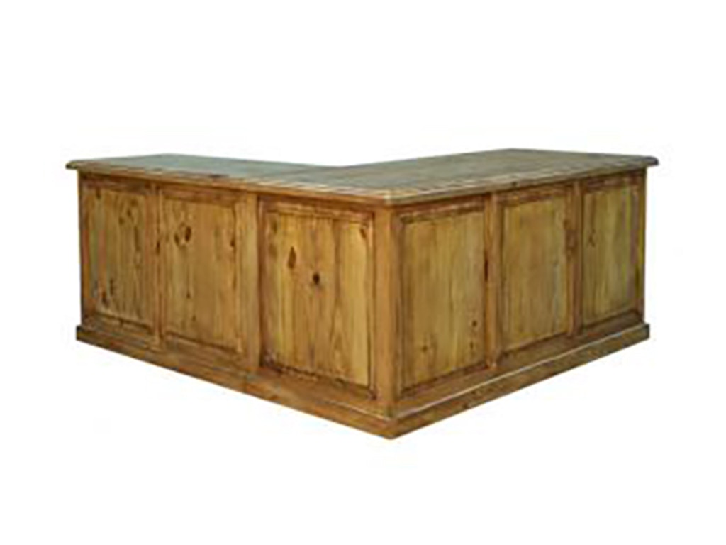 Rusticos Sierra TAOS DESK RIGHT RETURN LT ESC-05