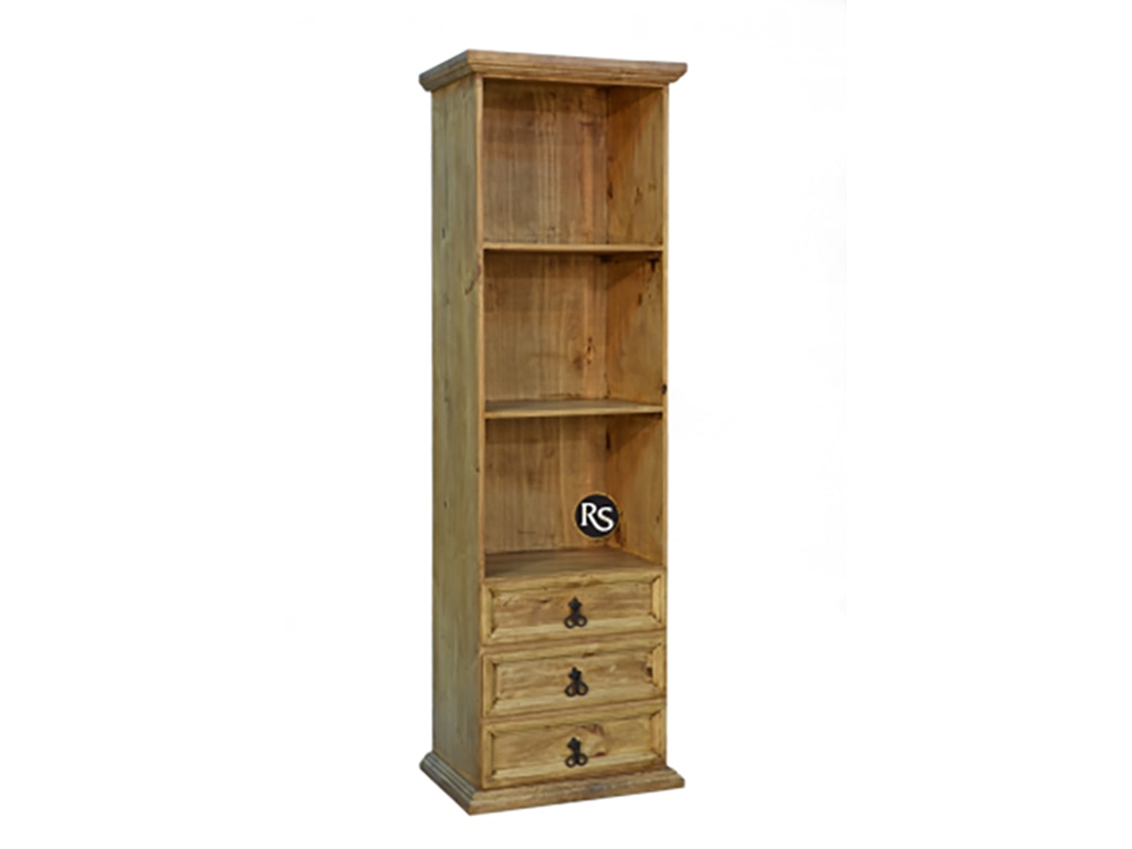 Rusticos Sierra TOWEL BOOKCASE LT LIB-17