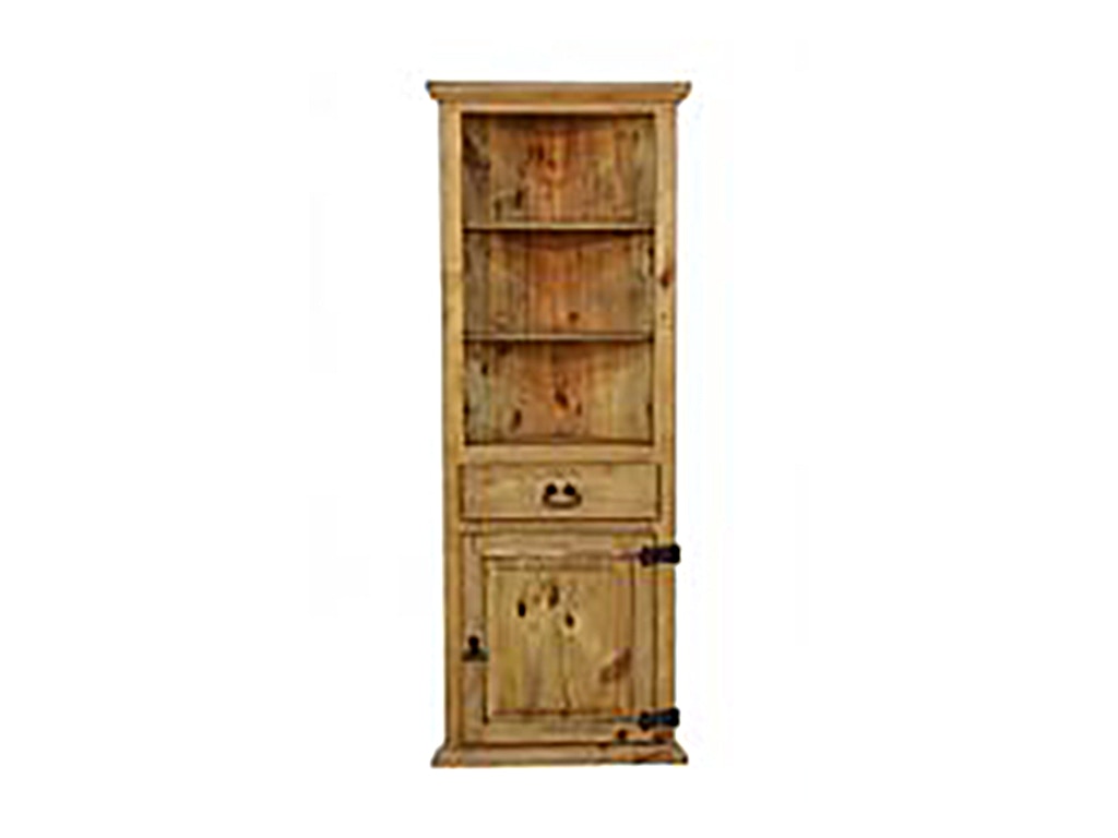 Rusticos Sierra 1 DOOR CORNER HUTCH LT VIT-19