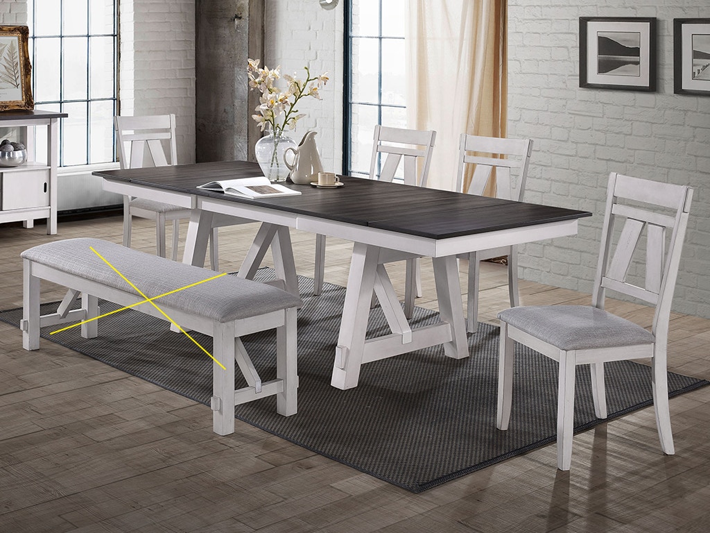 New Classic Maisie DINING TABLE + 4 Chairs D1903T4C