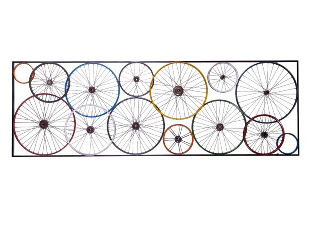 Home Trends & Design Peloton 118 Abstract Wheel Panel NBA-WPF118