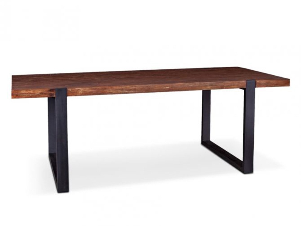 Home Trends & Design Bosque 84 Dining Table Aged Teak NBQ-DT84AT