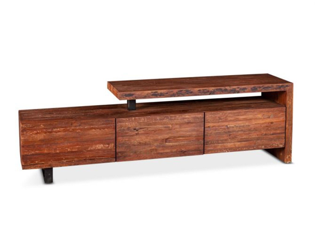 Home Trends & Design Bosque 63 Low Sideboard Aged Teak NBQ-LSB63AT