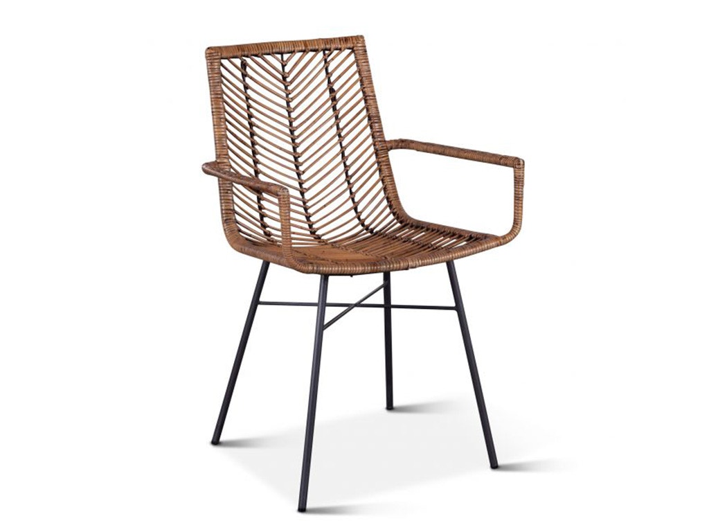 Home Trends & Design Kubu Dining Arm Chair Jawit Honey Brown NKB-YLAC-HB