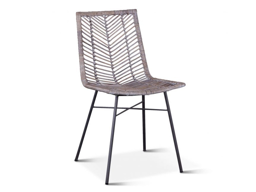 Home Trends & Design Kubu Dining Chair Gray Whitewash NKB-YLDC-GR