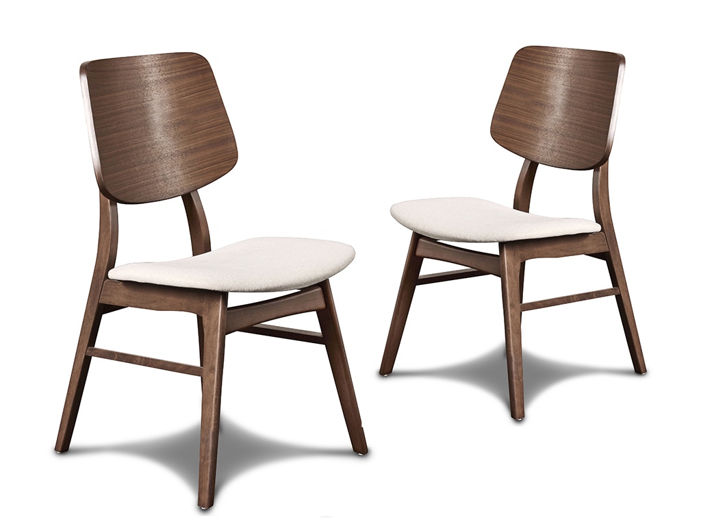 New Classic OSCAR WOOD BACK CHAIR-WALNUT D1651-20