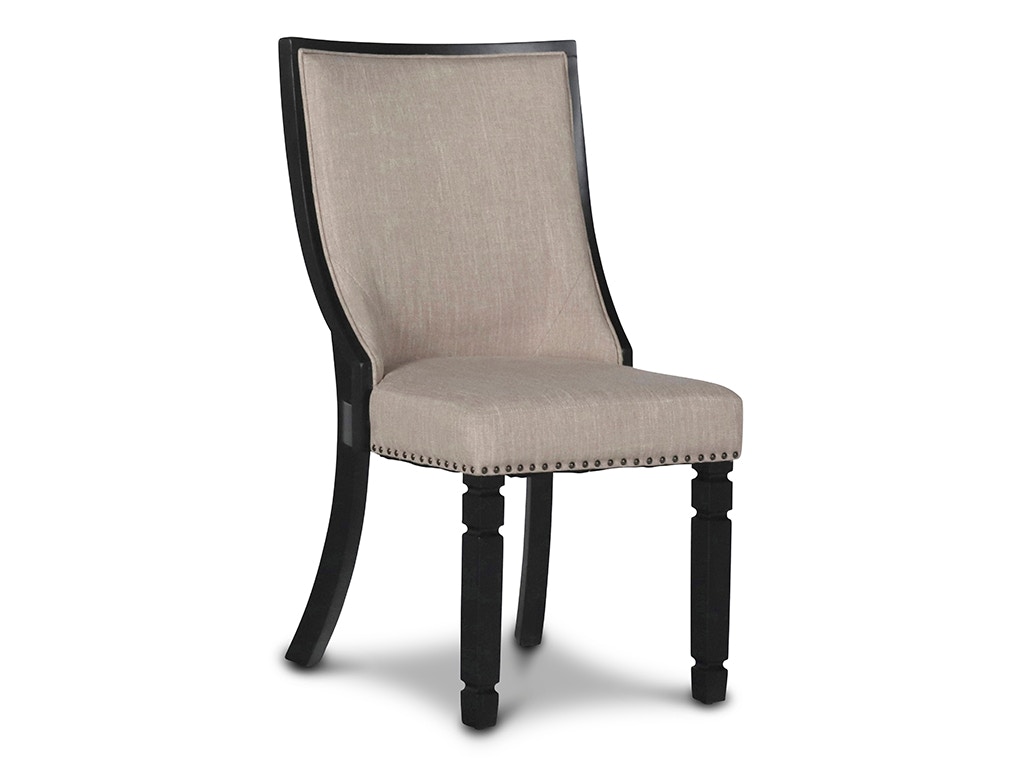 New Classic PRAIRE POINT UPHOLSTERED ARM CHAIR - BLACK D058B-21