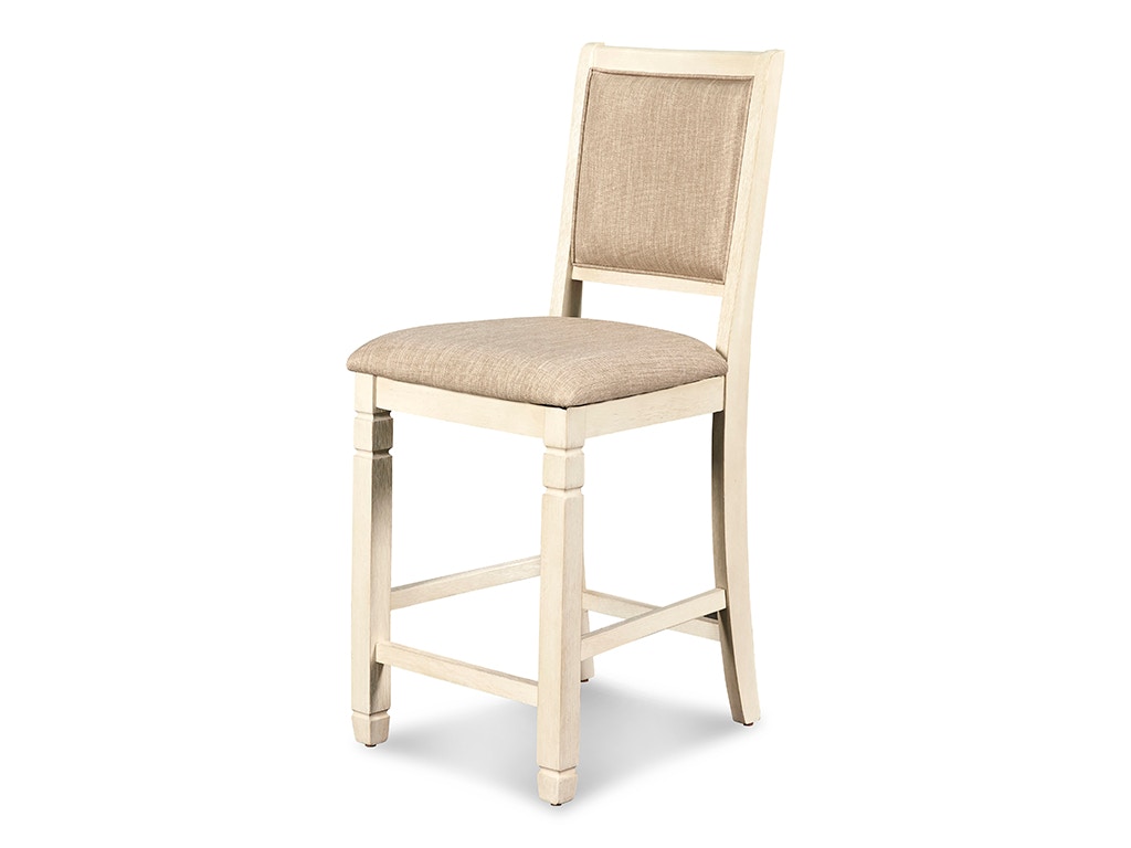 New Classic PRAIRIE POINT COUNTER CHAIR - WHITE D058W-22