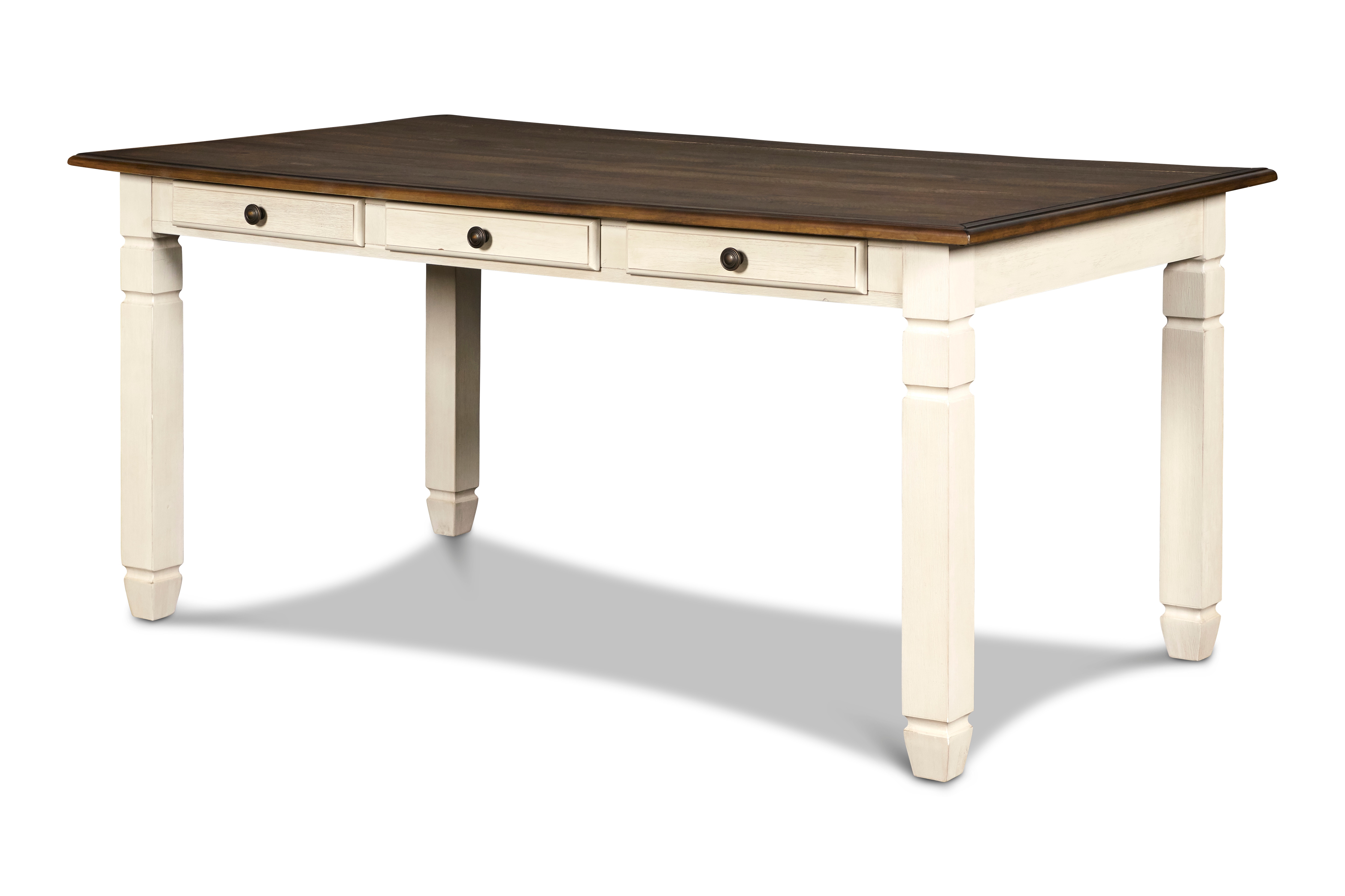 New Classic PRAIRIE POINT RECTANGLE DINING TABLE - WHITE D058W-10