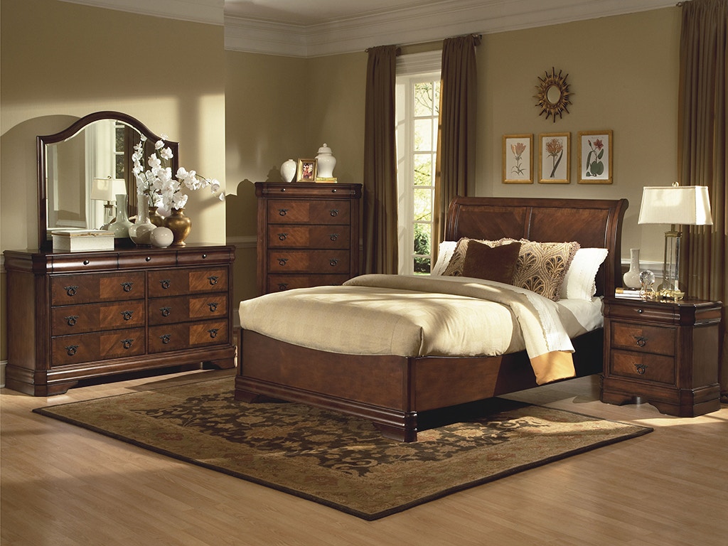 brown dresser and nightstand Jamille Dresser