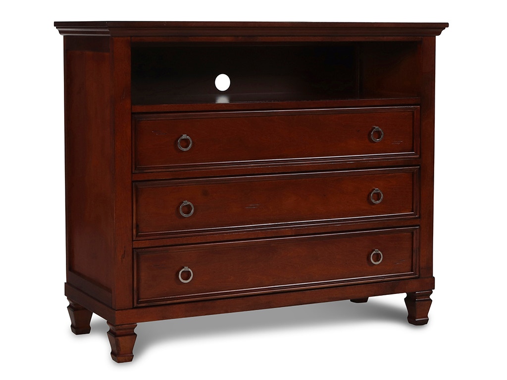 New Classic TAMARACK TV CONSLE - BRN CHERRY BB044C-078