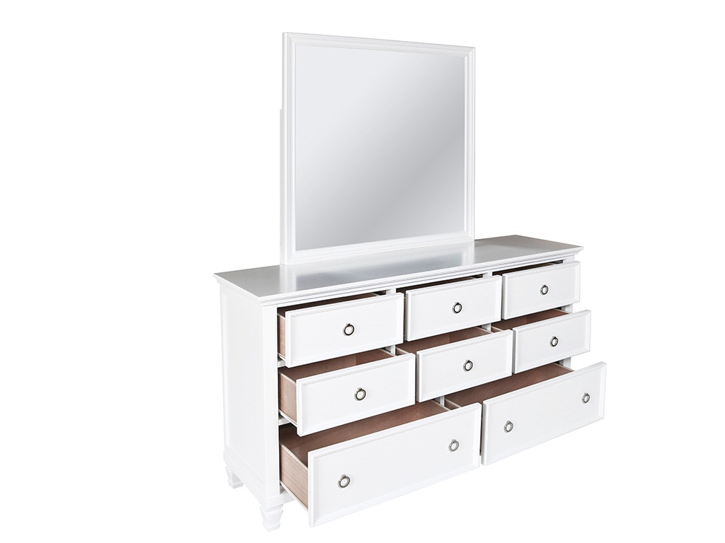 New Classic Bedroom TAMARACK DRESSER- WHITE BB044W-050 - Furniture Market -  Austin, TX