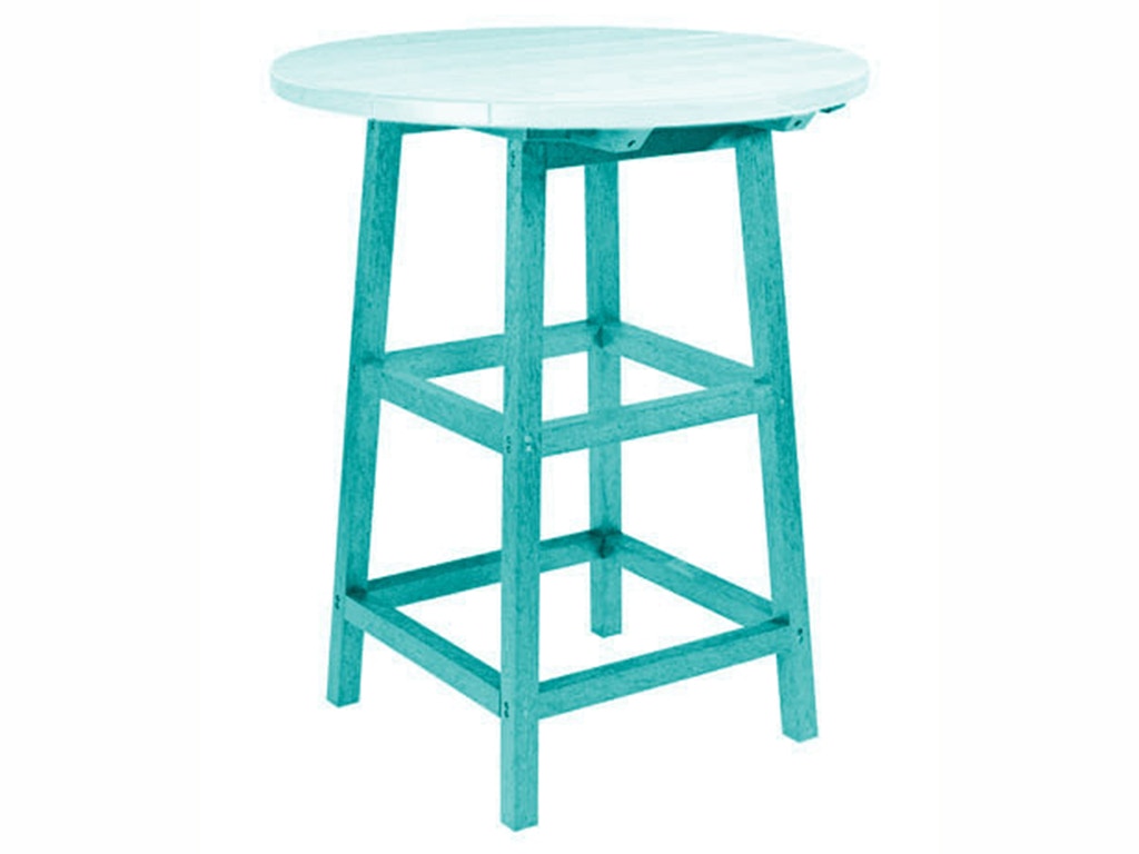CR Plastic Products 40 Inch Pub Table Legs TB03
