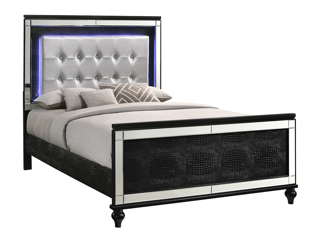 New Classic VALENTINO Full Bed - BLACK BA9698BF