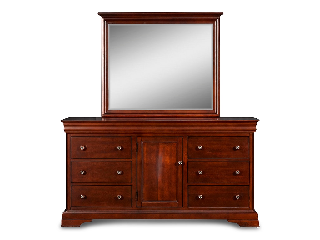 New Classic VERSAILLES LANDSCAPE MIRROR - BORDEAUX BH1040-060