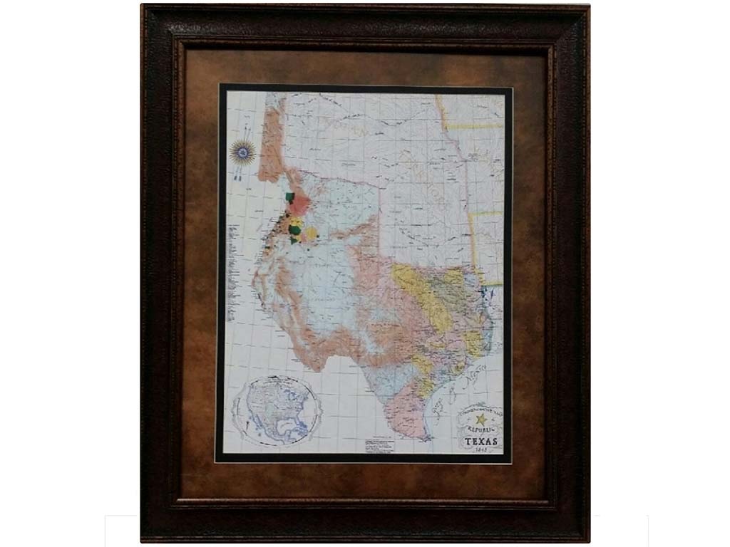 Picture King Republic of Texas Map 1 W8403036