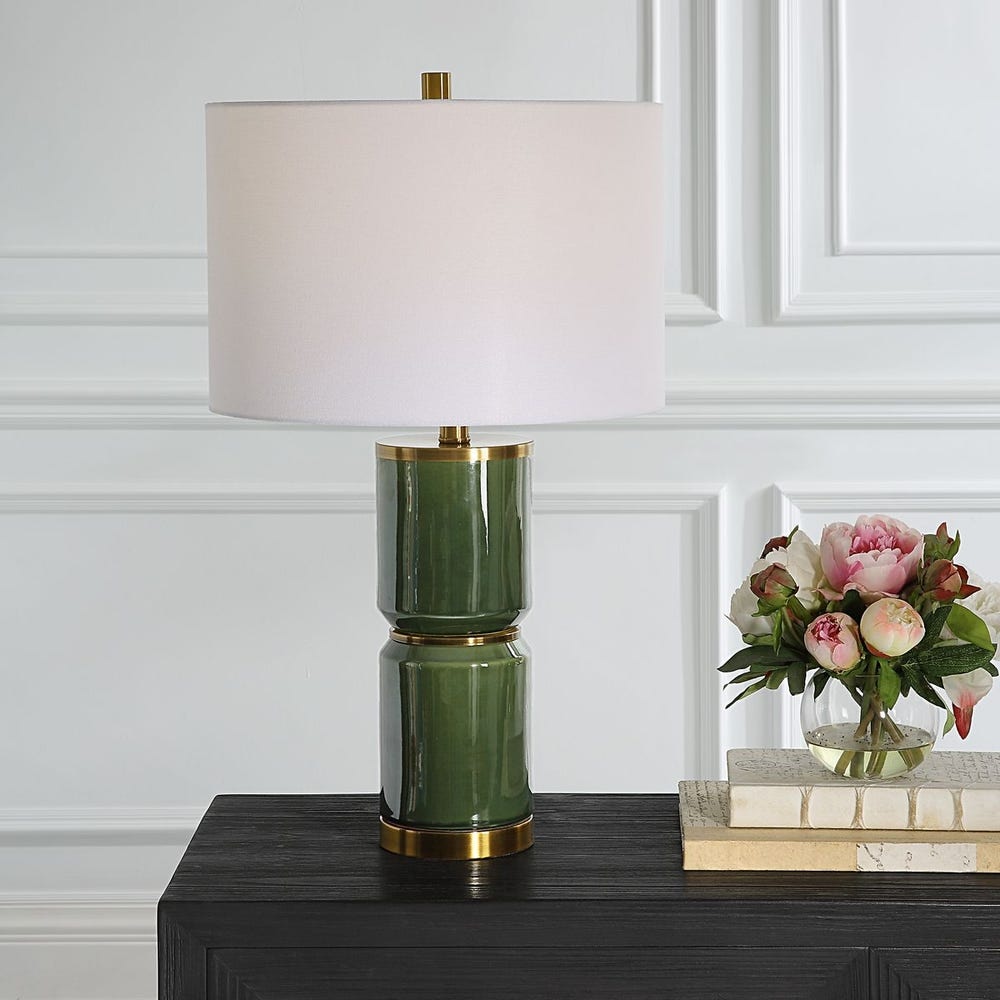 Uttermost Emerald Green Table Lamp W26118-1