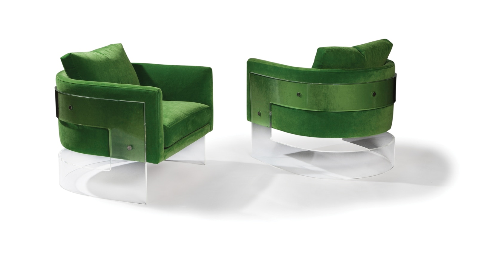 Acrylic lounge online chair