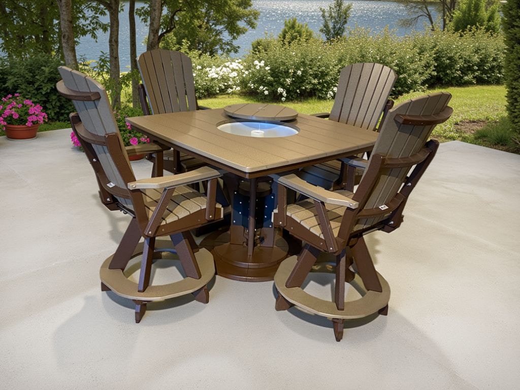  Jody 5pc Outdoor Dining Set LAJT4949-C/LAZC150-C