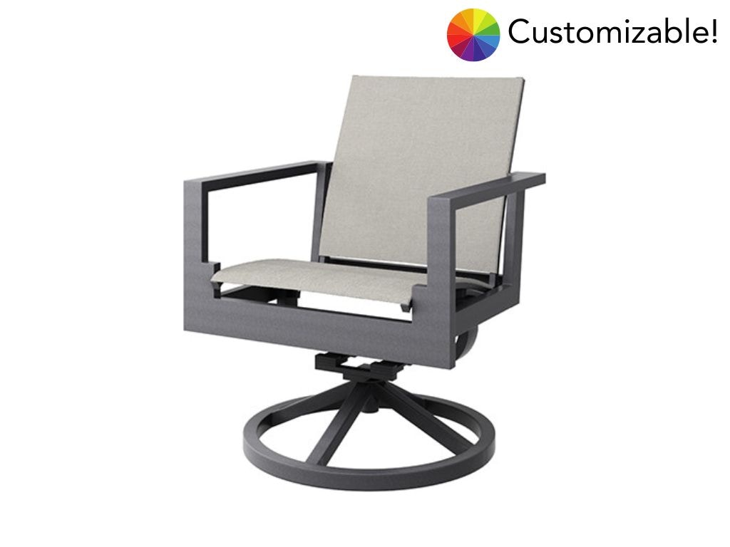 patio dining swivel rocker chair