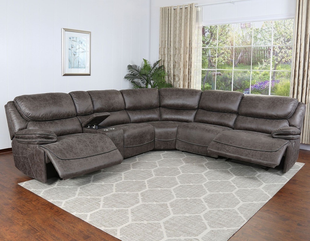 Steve Silver Plaza Reclining Sectional LZ950 - Wenz Home Furniture