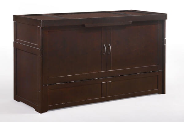  Cube Murphy Bed Chocolate MUR-CUB-QEN-CHO/MND-GMF-TRI-QEN