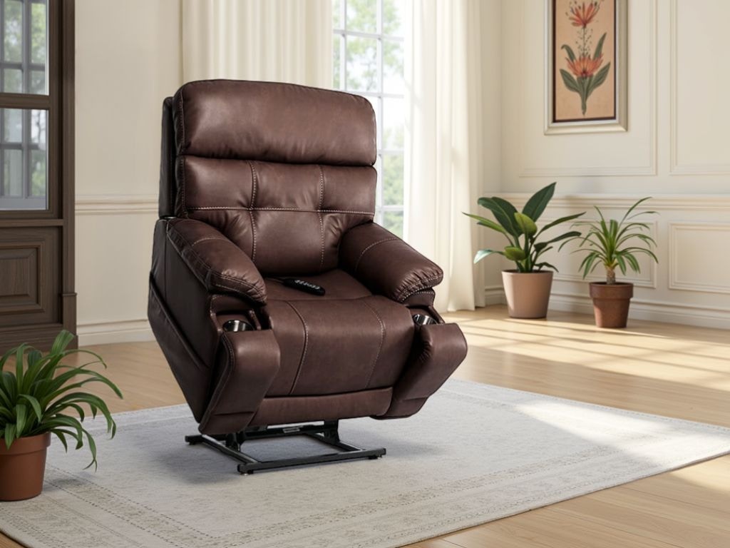 Windemere Layflat Lift Chair Recliner MM3815 - Walnut - Wenz Home