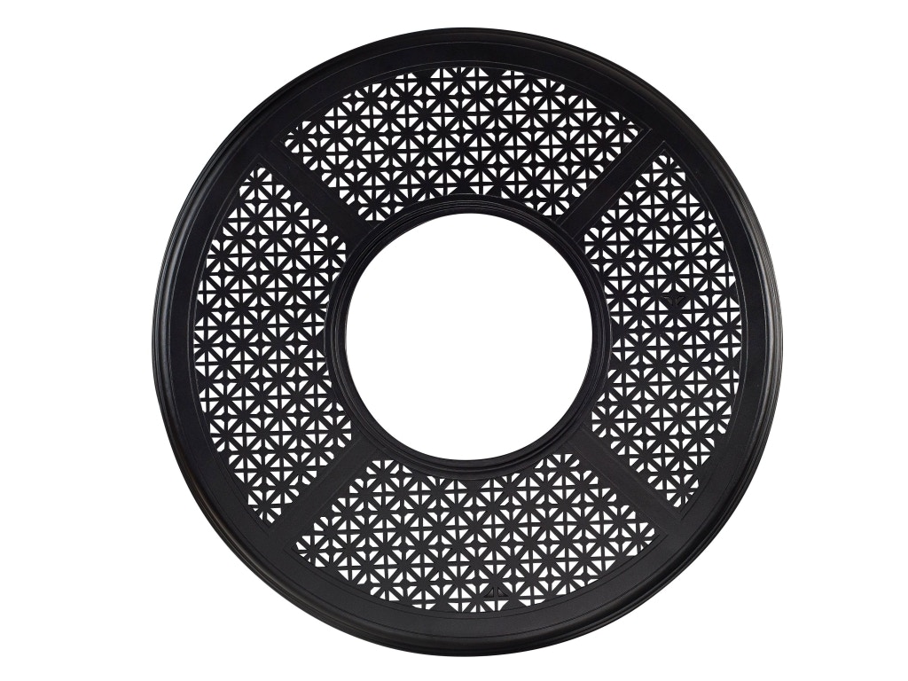 Woodard The Woodard Patio Hampton 48 Round Fire Table Top With Burner COver Is Available In The Denver, CO Area From Howard Lorton Furniture & Desig 05148FP