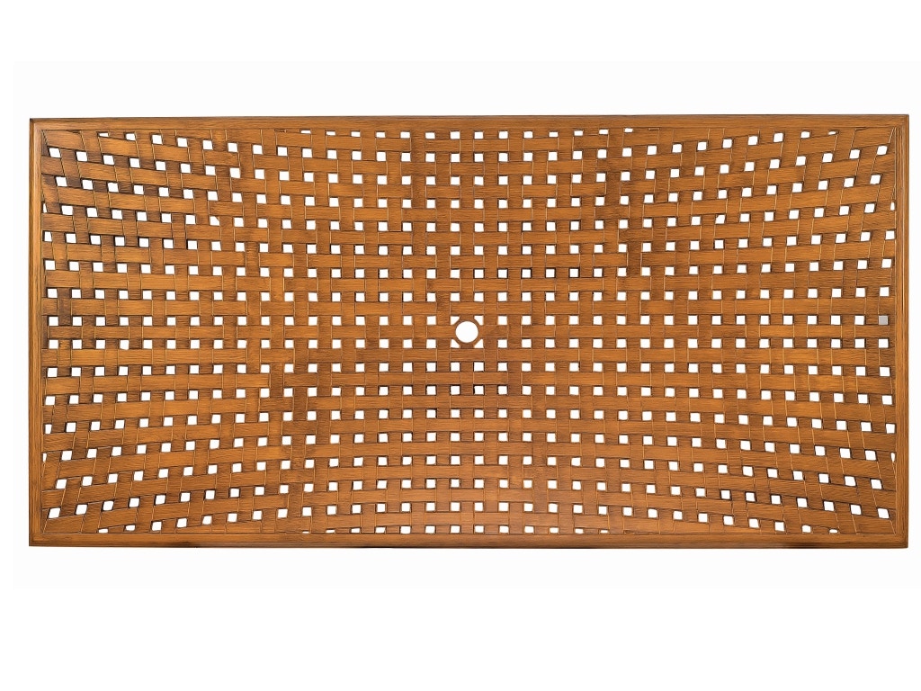 Woodard The Woodard Patio Thatch 42 X 84 Rectangular Umbrella Table Top Is Available In The Denver, CO Area From Howard Lorton Furniture & Design 4984