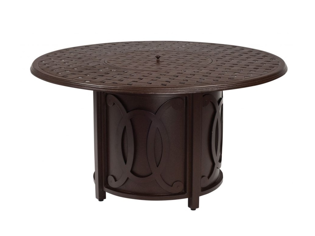Woodard The Woodard Patio Belden Accented Universal Round Fire Table Base With Round Burner Is Available In The Denver, CO Area From Howard Lorton F 69M747