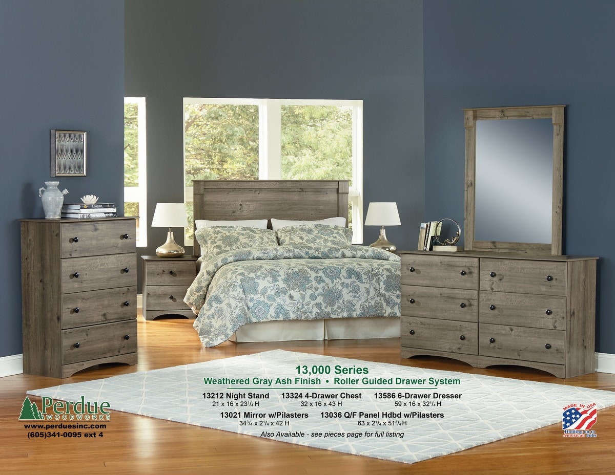 Ash gray on sale bedroom set