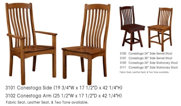 Door County Conestoga Chairs King Furniture Holmen, WI