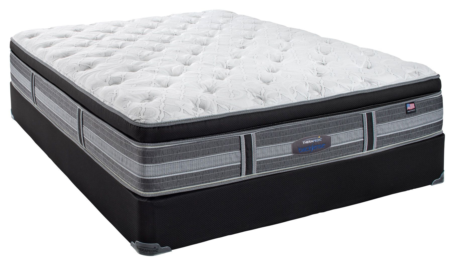 therapedic euro top mattress