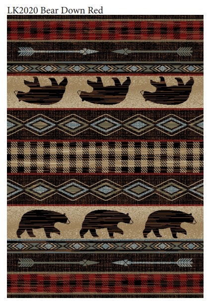 Mayberry Rugs Bear Down Red Rug 2'3 x 3'3 LK20202X3 - King Furniture ...