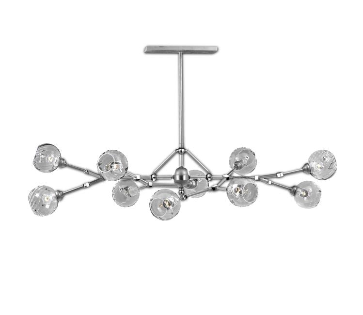  Clear Globe Chandelier IL3388