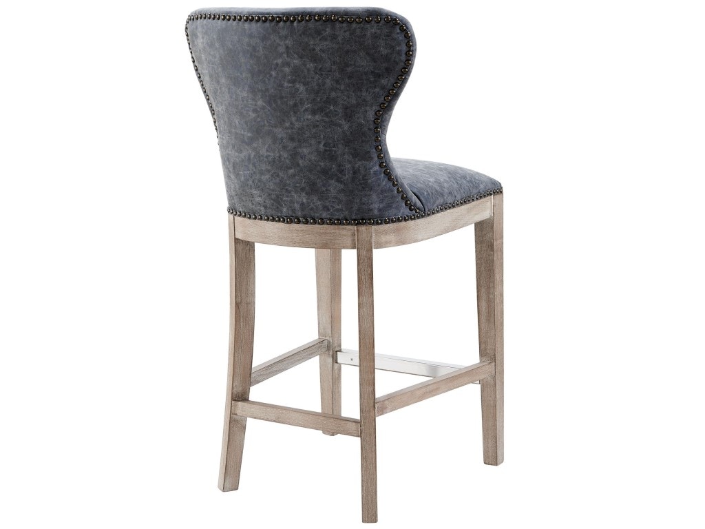 dorsey counter stool nubuck charcoal